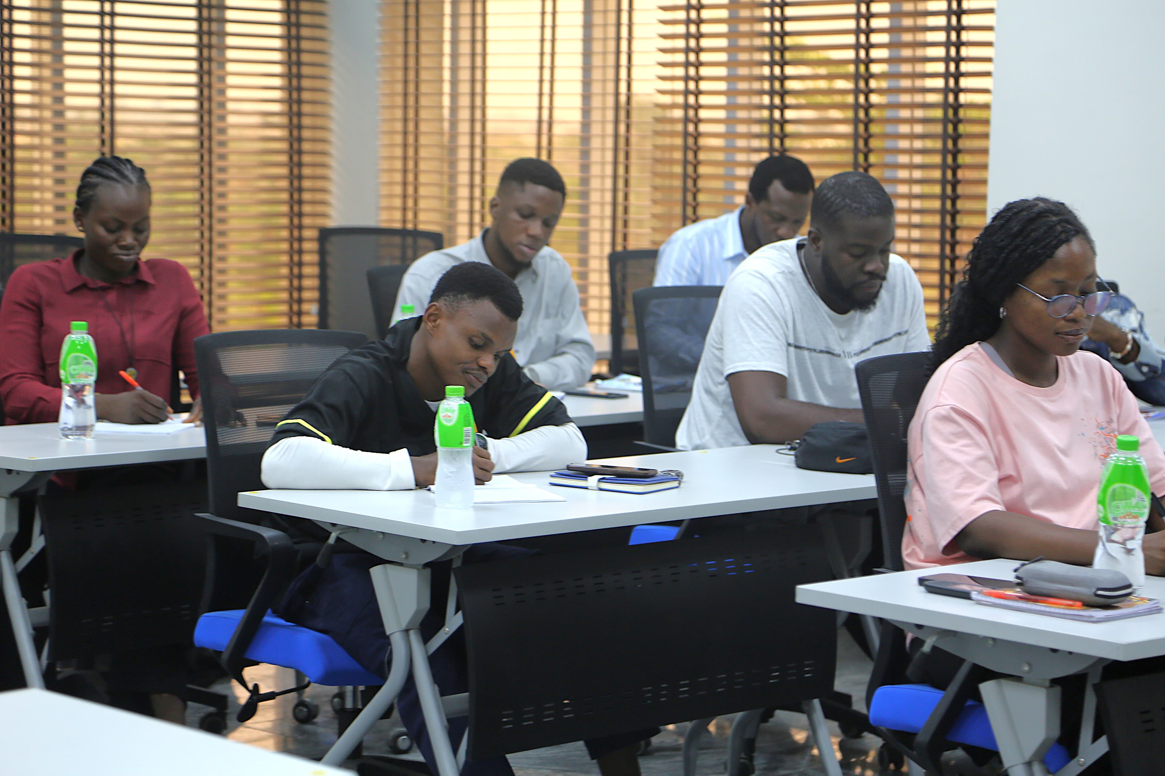 image of interns learning